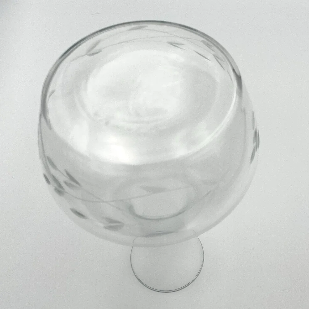 Princess House Heritage Etched Glass Carafe 8.5